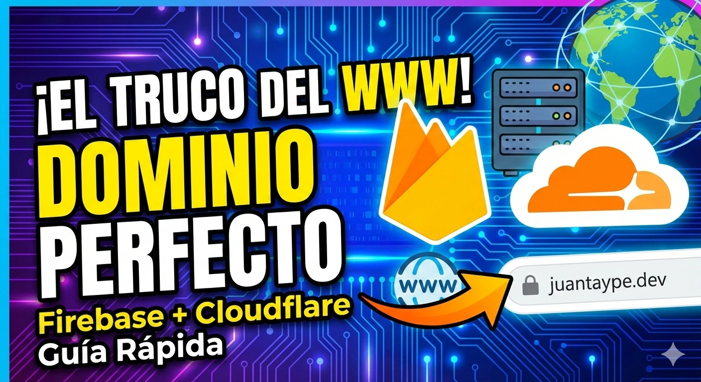 Configuración de Dominios en Firebase con Cloudflare (Root y WWW)