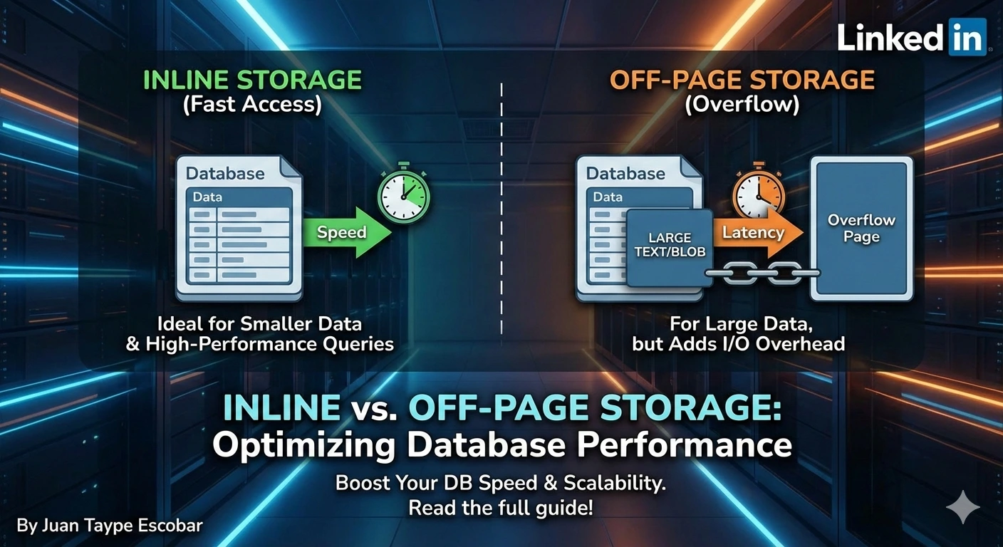 Inline vs Off-page Storage: Optimizando el Performance en BD