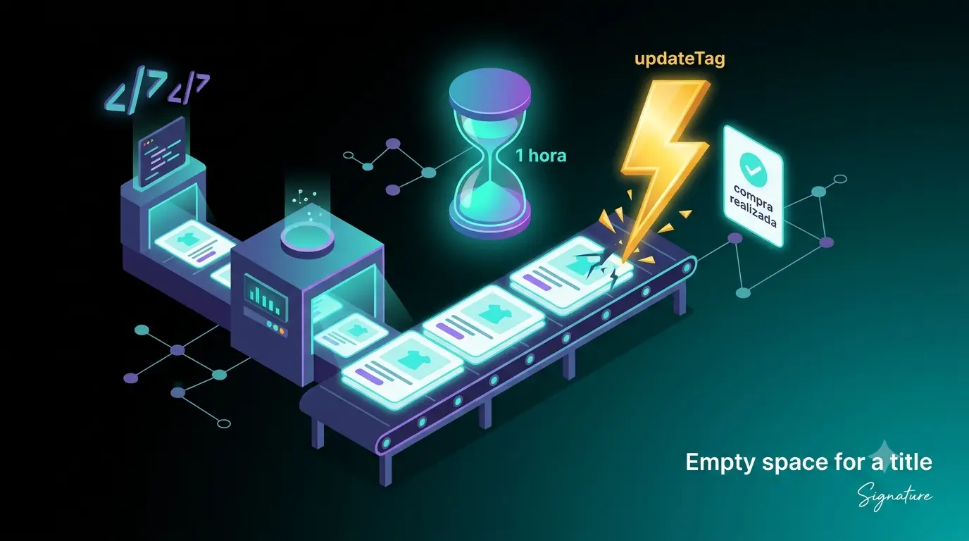 ISR + generateStaticParams + invalidación on-demand, juntos