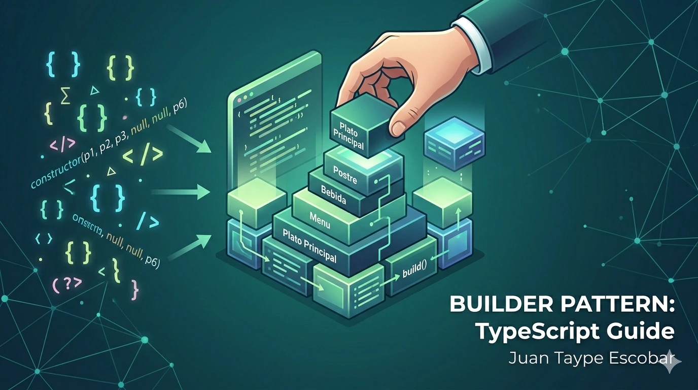Patrón Builder: Objetos Complejos sin Caos en TypeScript