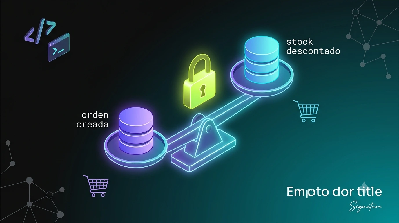 prisma.$transaction: por qué tu orden y tu stock son atómicos